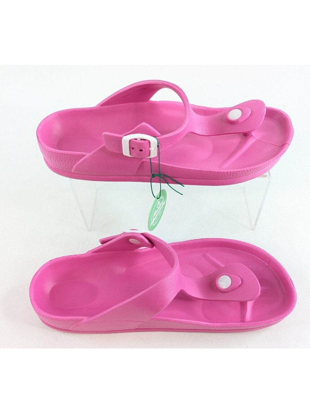 FUNKY MONKEY Women’s Size 10 Pink Thong Flip Flop Arch Support Sandals NEW